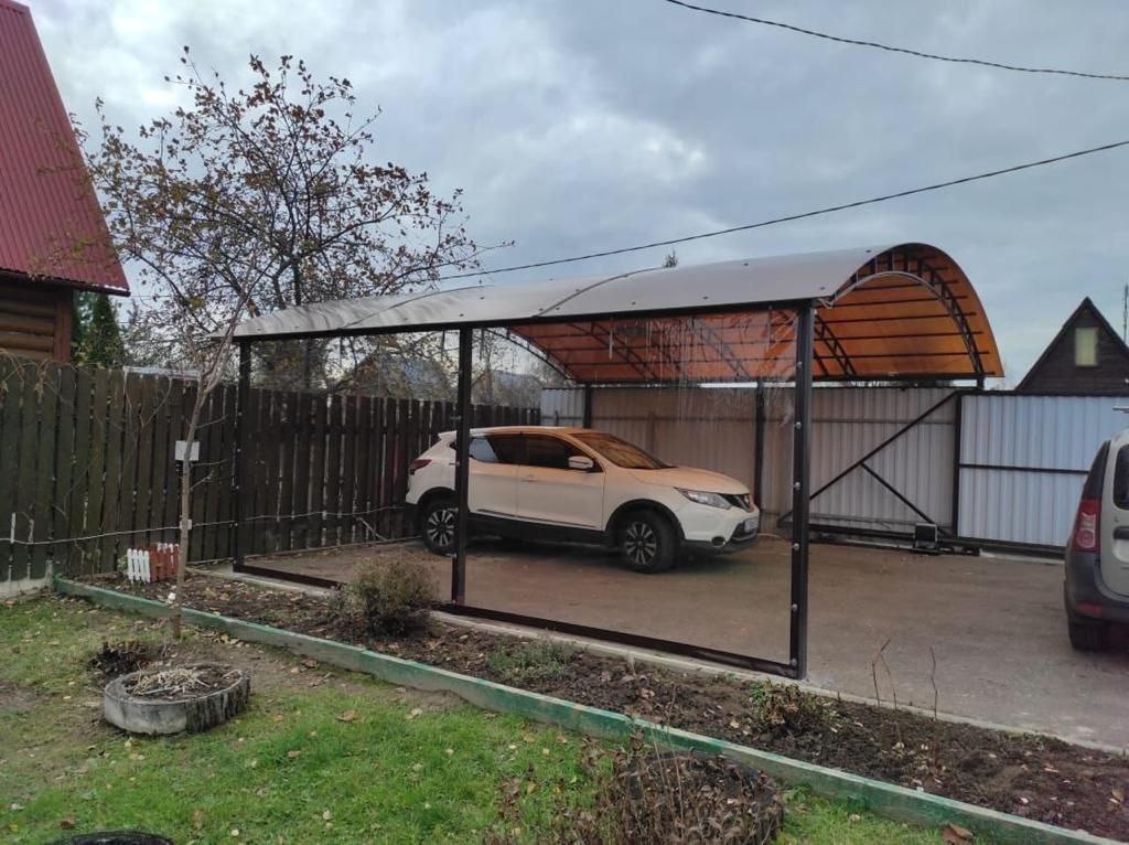 Прозрачные шторы ПВХ для навеса под автомобиль в городе Мантурово
